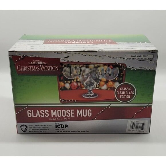 National Lampoon's Christmas Vacation 8 Ounce Glass Moose Mug - Picture 5 of 6